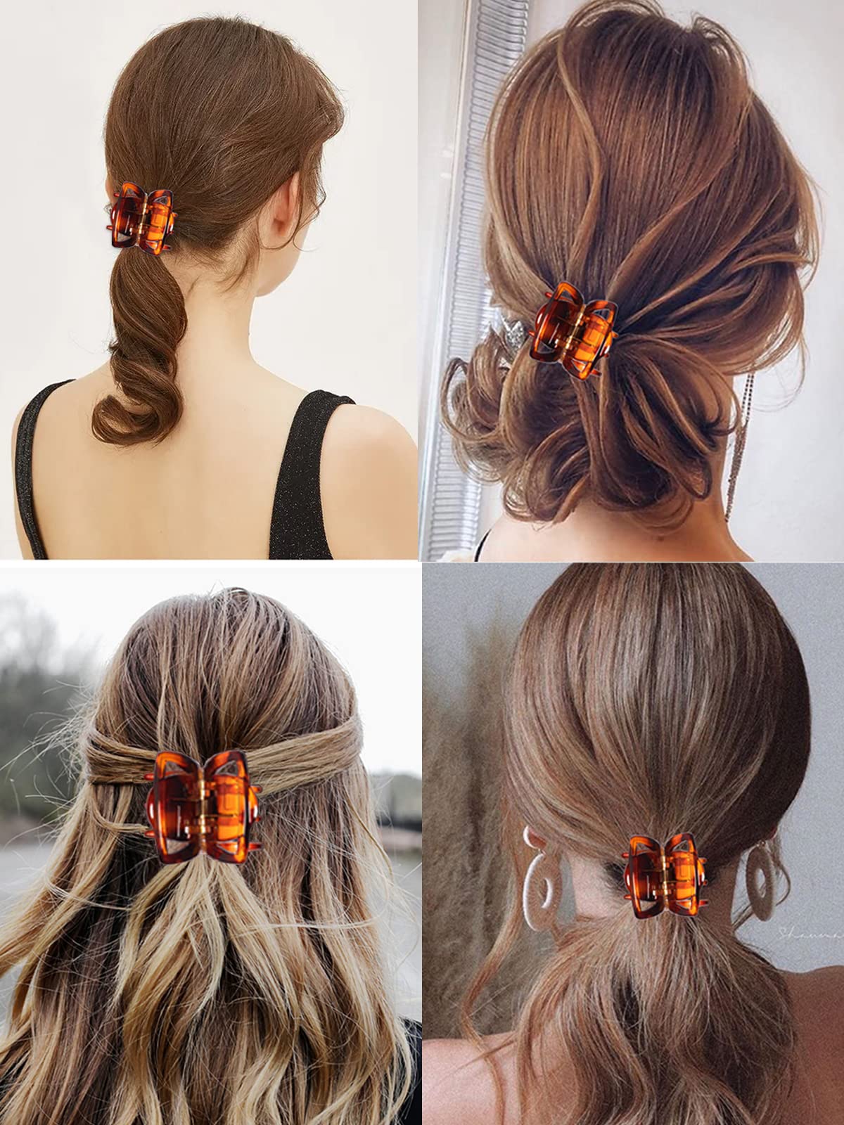 Morhom clip holding a half-up hairstyle for quick, reliable styling