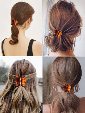 Morhom clip holding a half-up hairstyle for quick, reliable styling