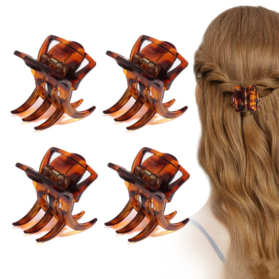 Morhom front view of large hair claw clip showing clean design and durability