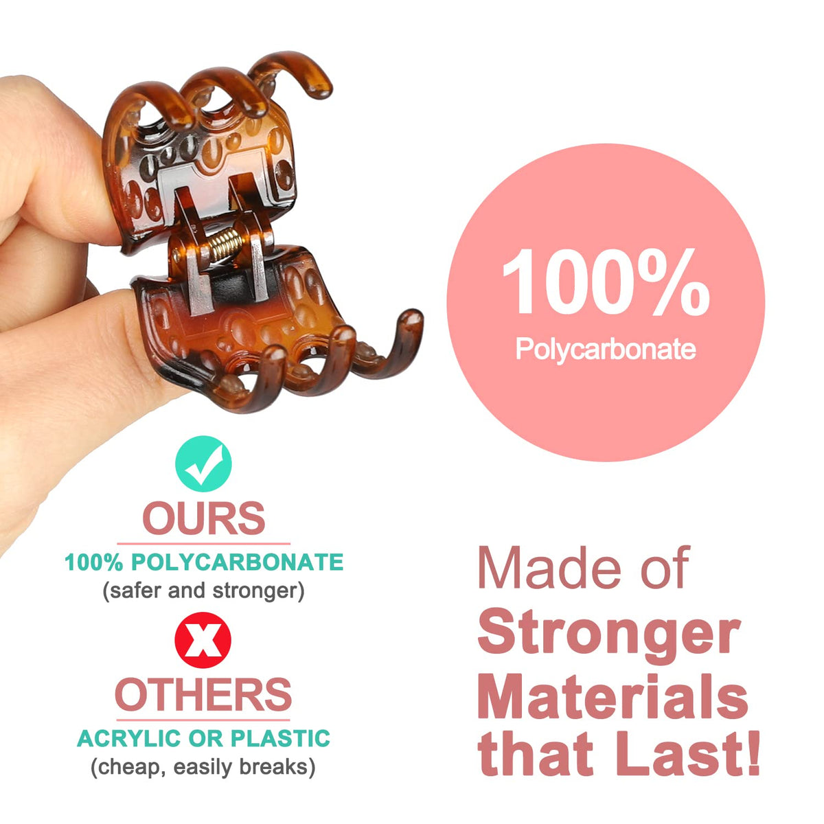 Morhom side profile highlighting plastic-coated spring and alloy hinge for rust resistance