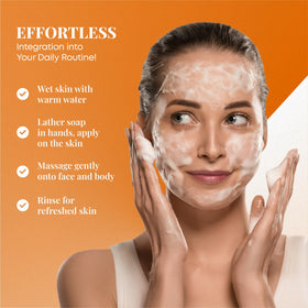 MORII SKIN turmeric and kojic acid flatlay showing brightening ingredients