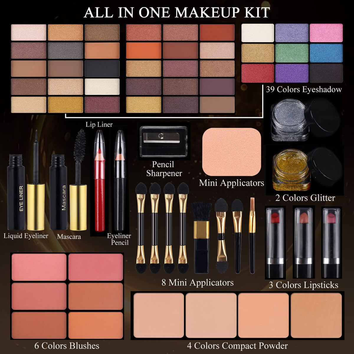 MORNECA close-up of eyeshadow pans showing blendable texture benefits