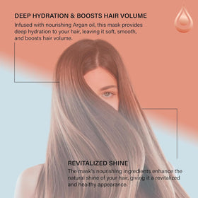 Moroccan Gold Series keratin label close-up emphasizing strengthening benefit