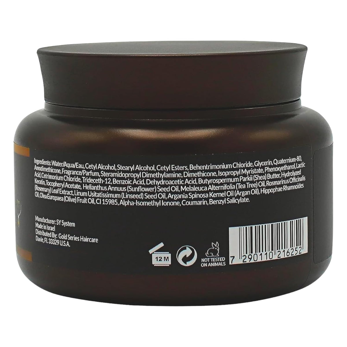 Moroccan Gold Series cream texture close-up showing rich moisturizing formula