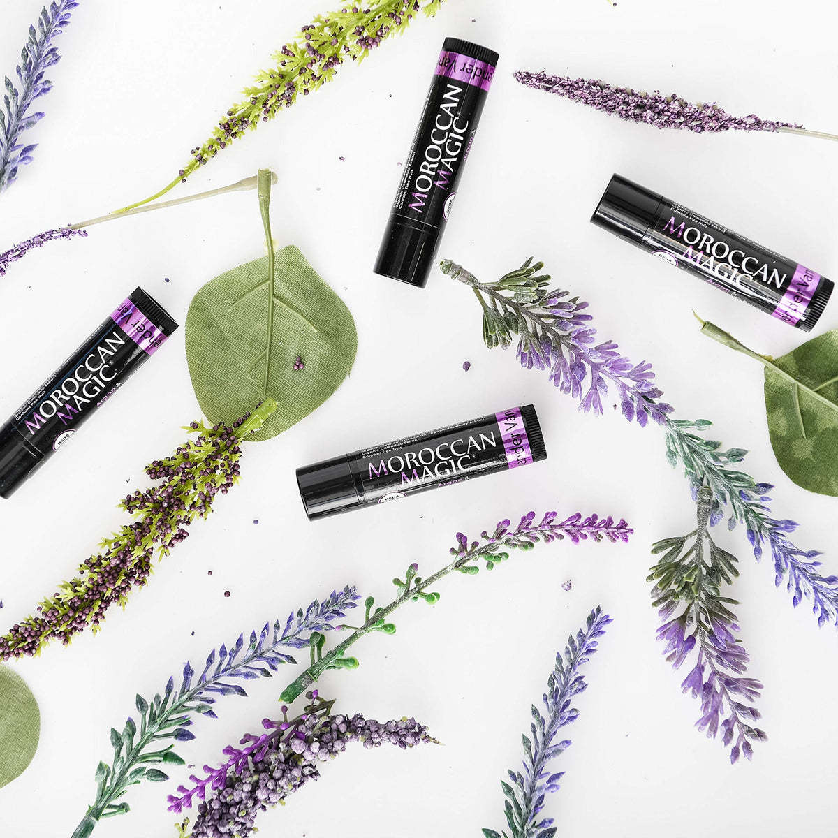 Moroccan Magic balm applied on lips for instant moisture and soft finish