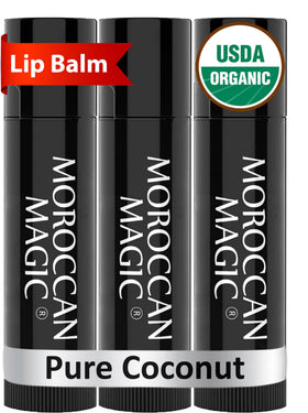 Moroccan Magic front view packaging showing three tubes and natural benefits
