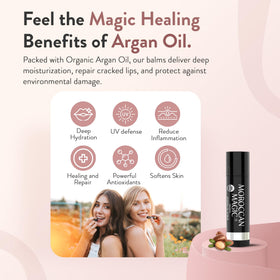 Moroccan Magic open tube texture displaying smooth balm for quick glide