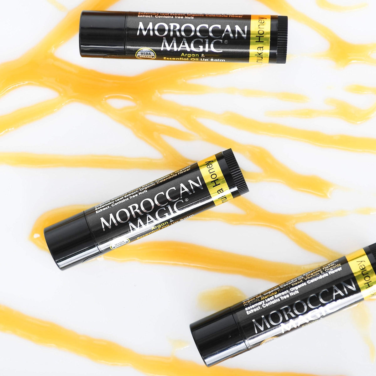 Moroccan Magic three-pack arrangement suited for daily, travel, nighttime use