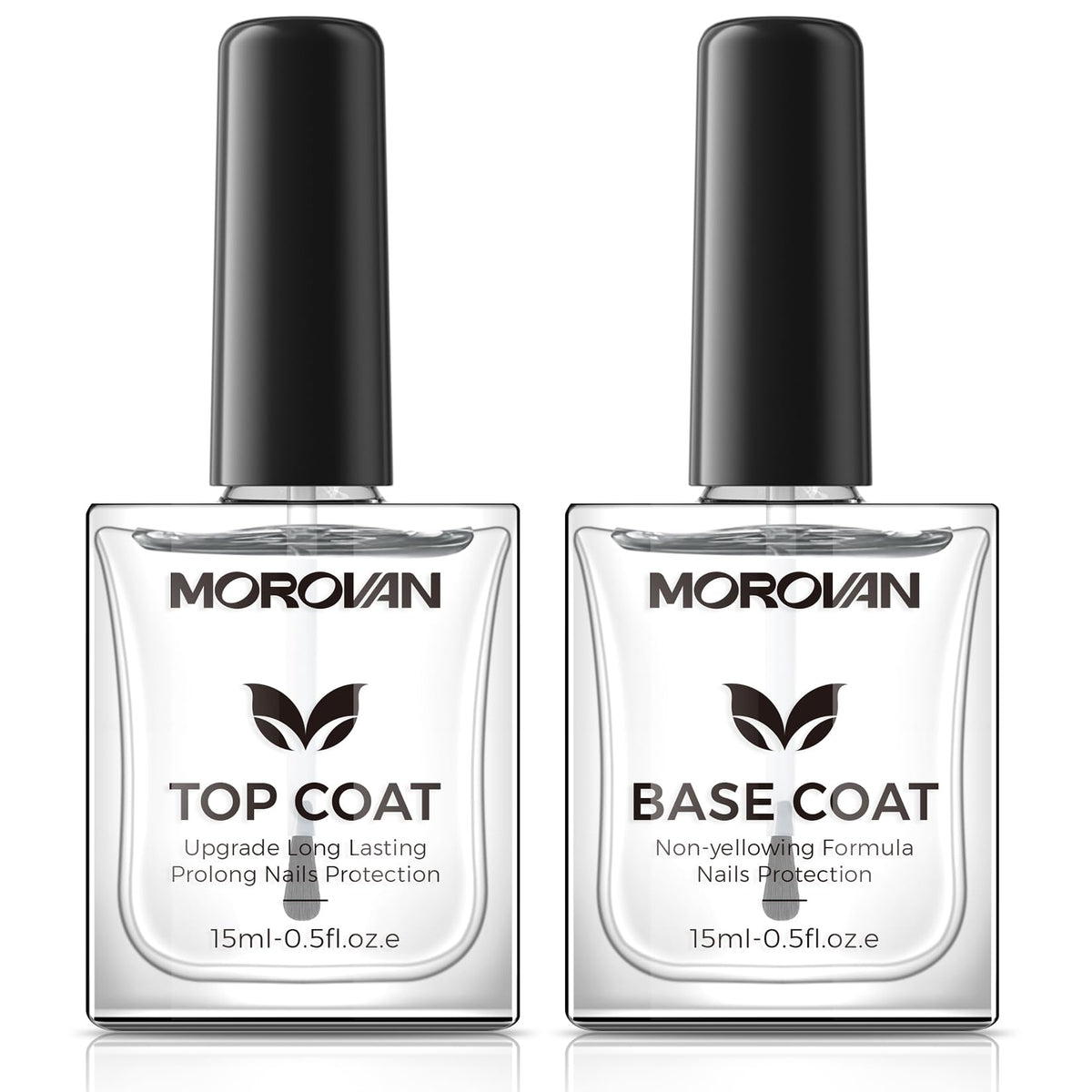 Morovan dual pack front view showing bottles and brand, for reliable salon-quality finish