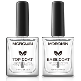 Morovan dual pack front view showing bottles and brand, for reliable salon-quality finish