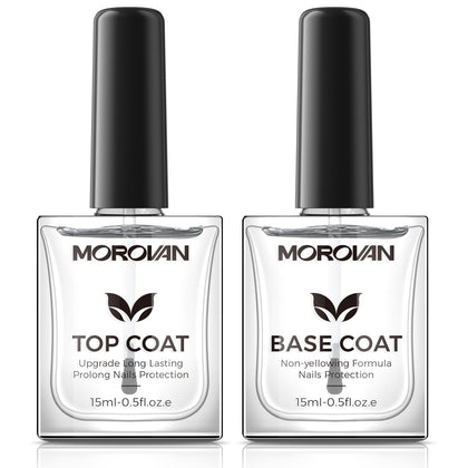 Morovan dual pack front view showing bottles and brand, for reliable salon-quality finish