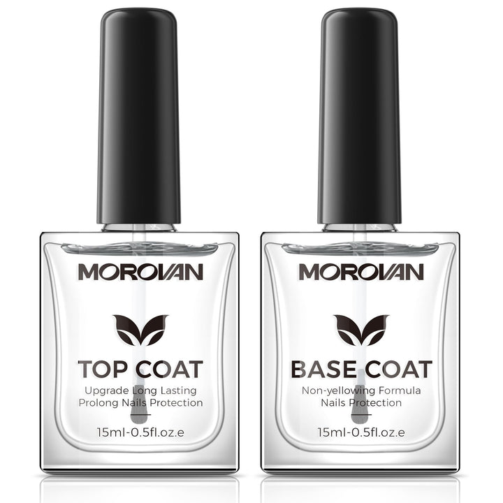 Morovan dual pack front view showing bottles and brand, for reliable salon-quality finish