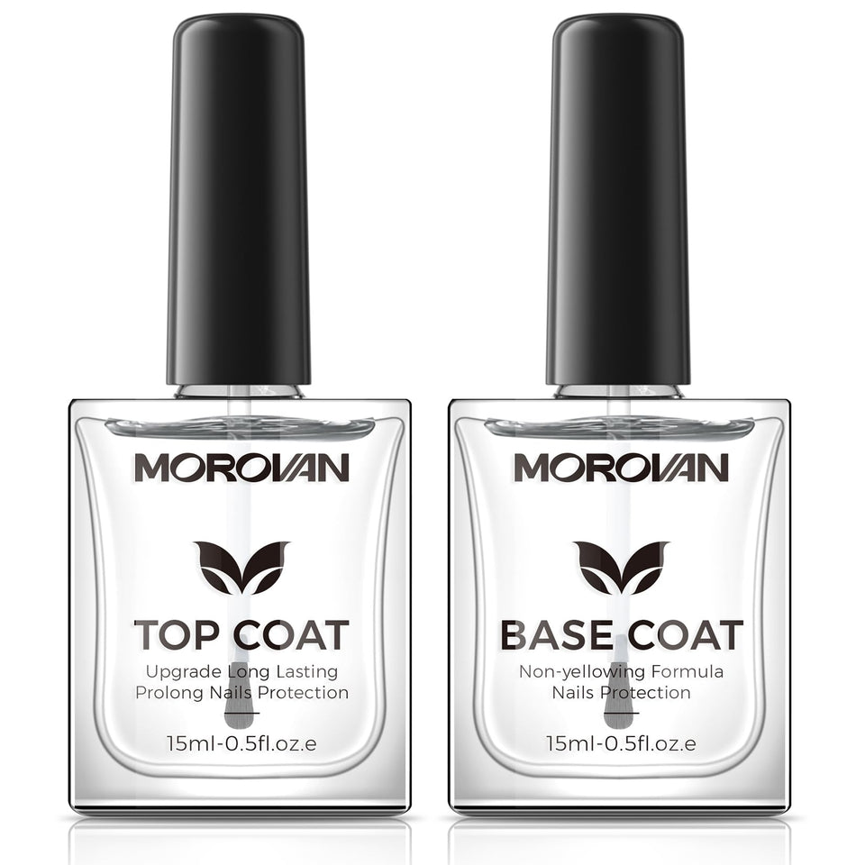 Morovan dual pack front view showing bottles and brand, for reliable salon-quality finish