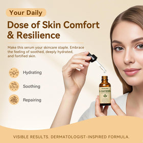 Bathroom shelf with Morovan in a daily skincare routine scene
