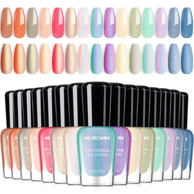 Morovan front packaging showing full 13-color set and quick-dry benefit