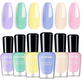 Morovan front packaging showing eight pastel bottles and kit benefit