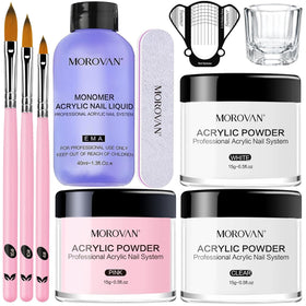 Morovan kit box front view showing included powders and tools for easy setup
