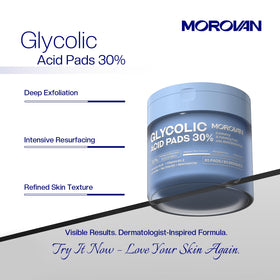 Morovan lifestyle bathroom setup conveying at-home clinical peel ease