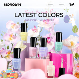 Morovan pastel bottles lined up highlighting color variety and appeal