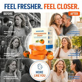 Morovan persimmon soap label and ingredients emphasizing safe formulation