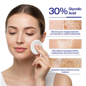 Morovan soft saturated pad detail showing even chemical peel delivery