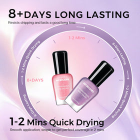 Morovan single nail swatch blue to purple showing iridescent shine and depth