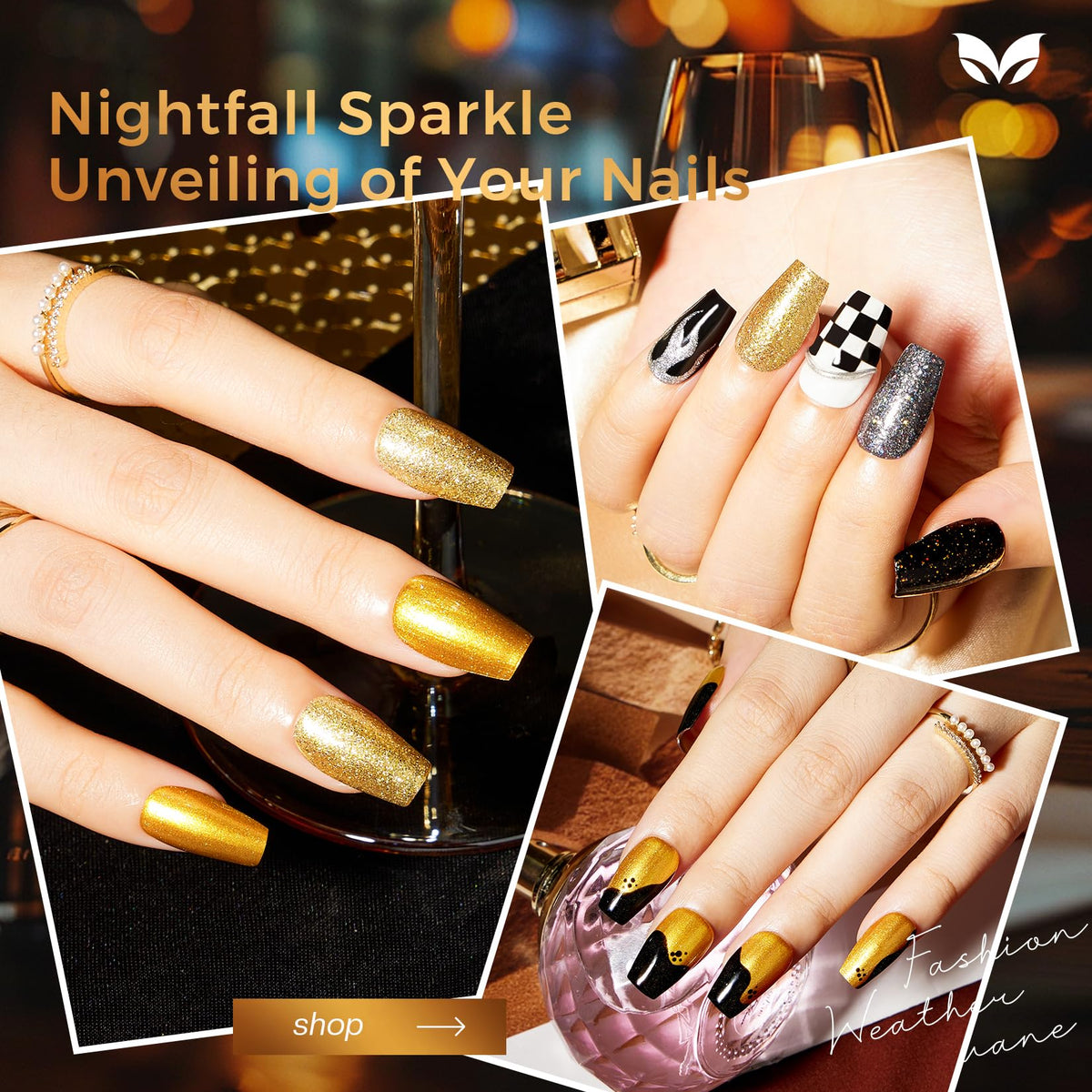 Morovan close-up of gold glitter texture showing sparkle density benefit: dazzling coverage