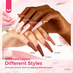 Morovan texture gloss detail on nail, shiny durable finish benefit