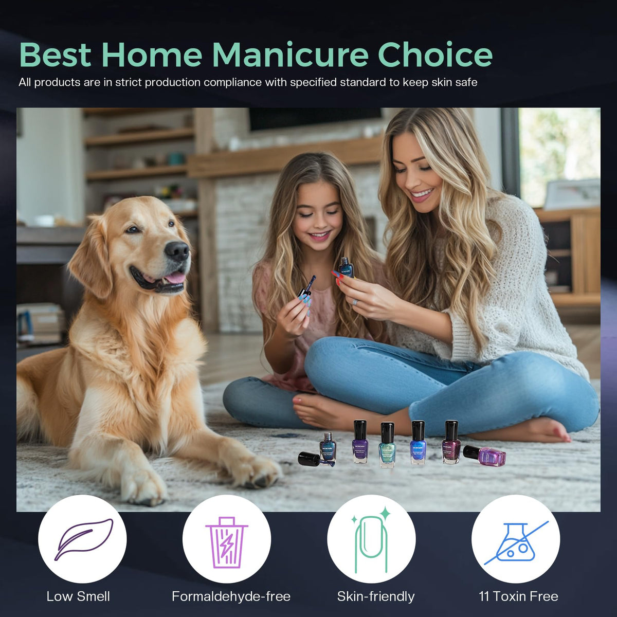 Morovan set on toes and fingers highlighting dual-use for nails and toes