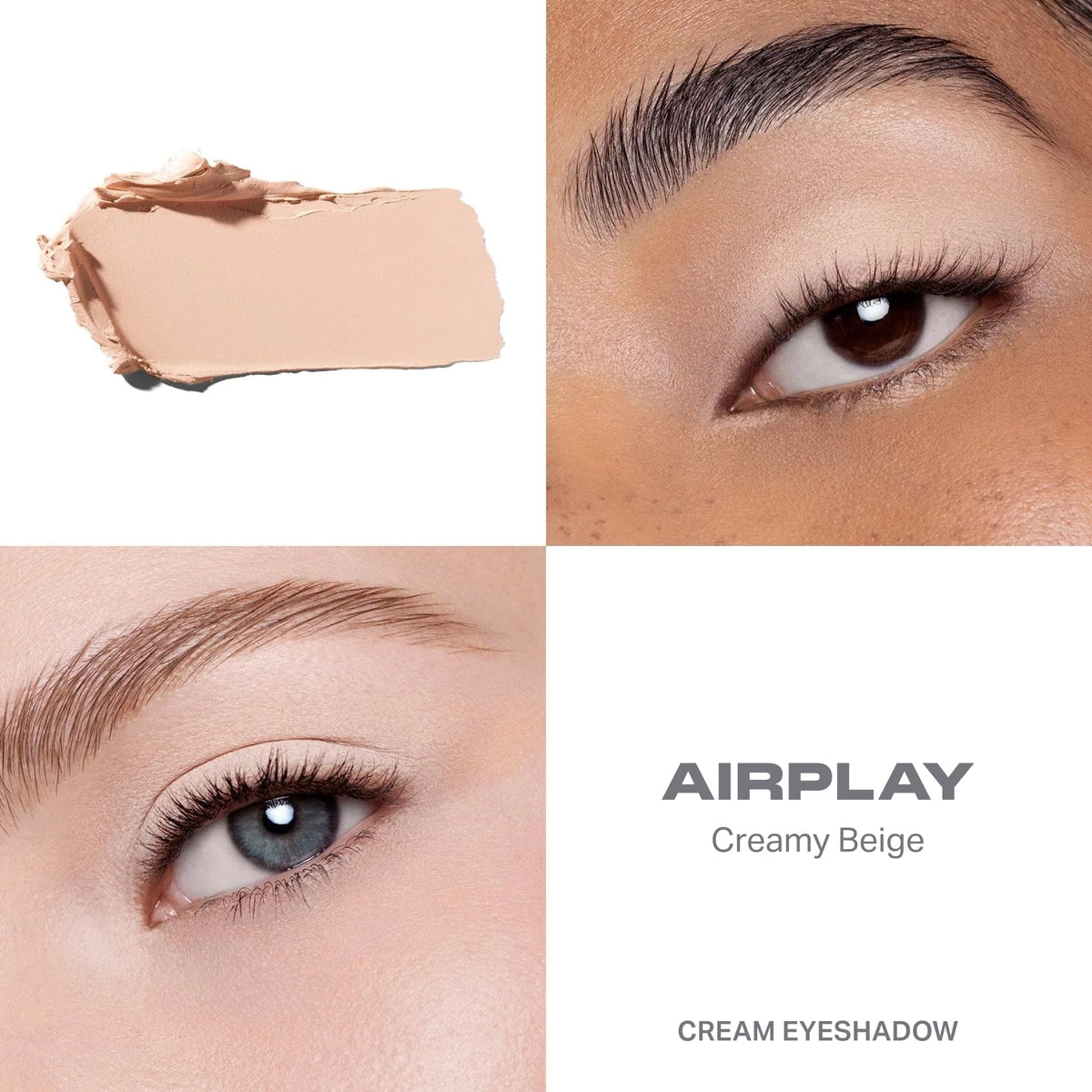 Morphe Airplay close-up texture highlighting cream-to-powder finish and blendability