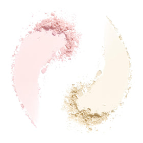 Morphe application brush demo sweeping powder to set foundation for long wear
