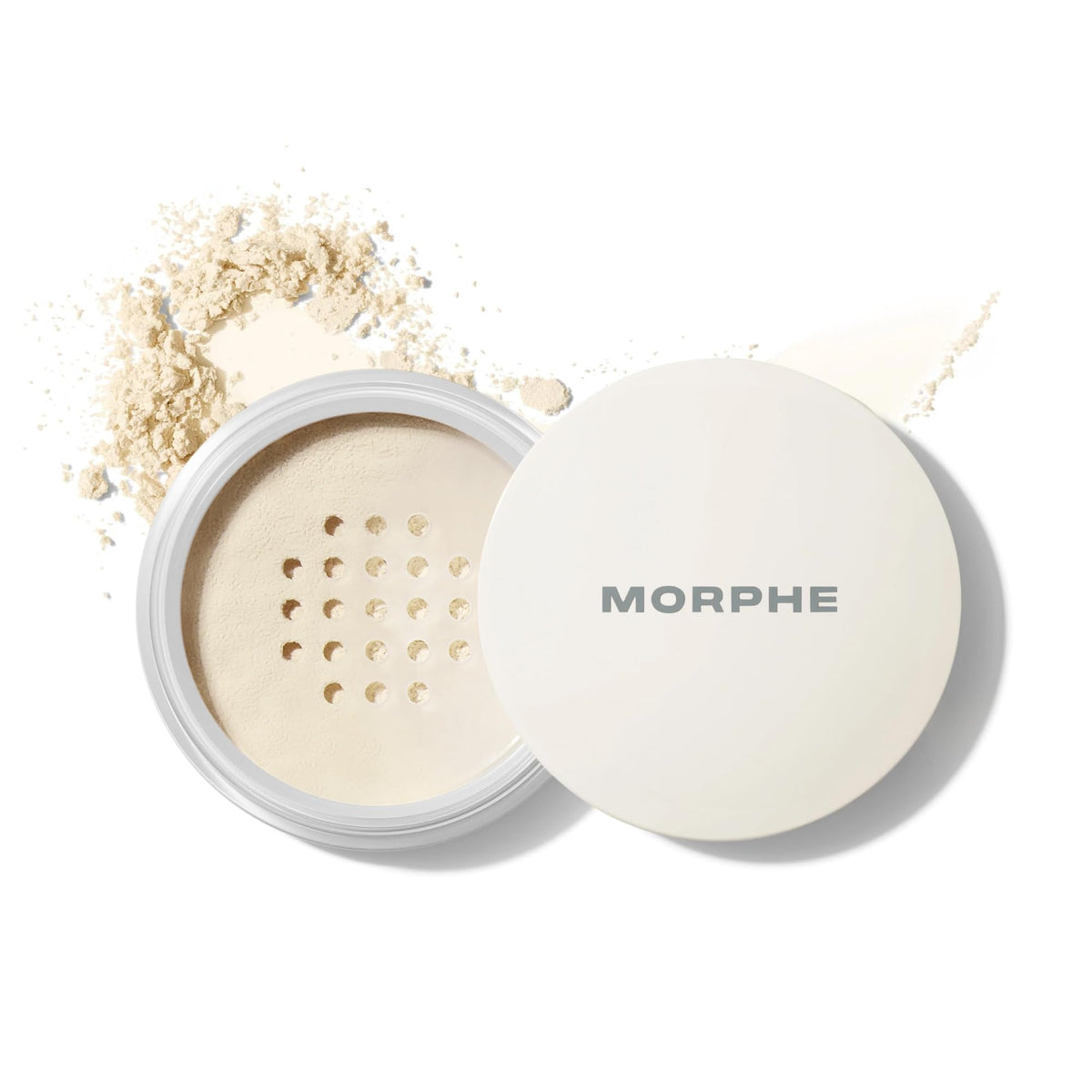 MORPHE front packaging showing powder jar and label, clear brand presentation and size