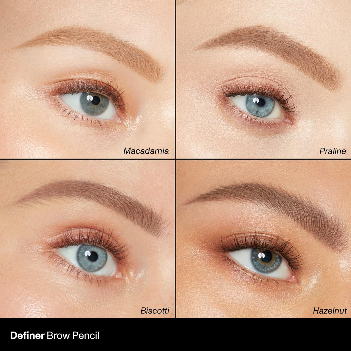 Morphe Biscotti swatch on skin illustrating buildable pigment and blendable texture