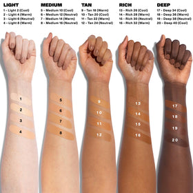 MORPHE Light 8 (Warm) under-eye on model showing natural brightening