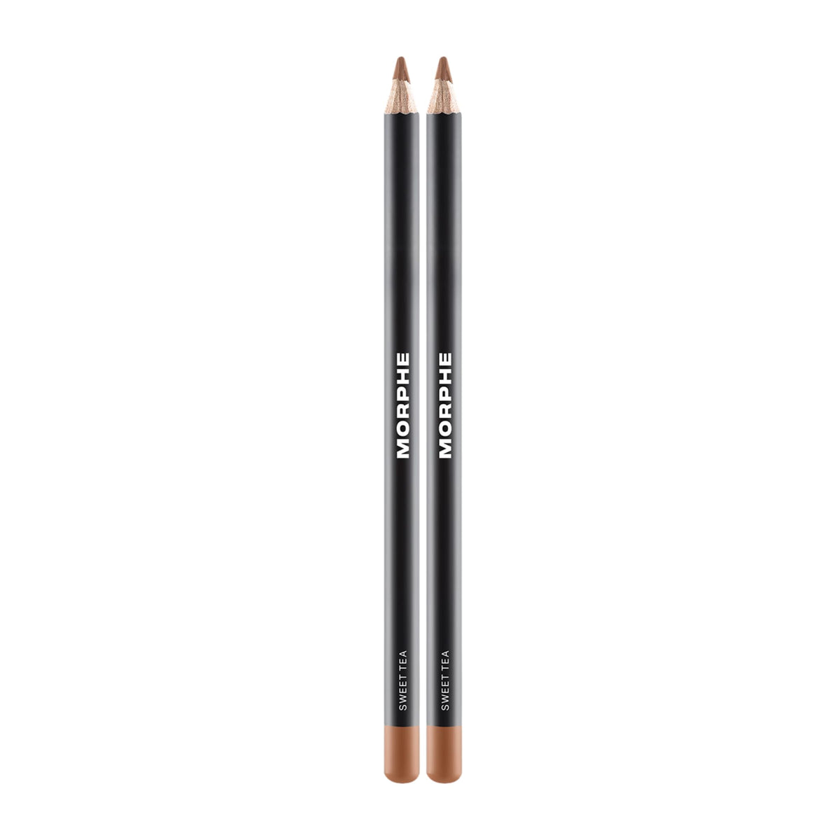 Morphe front view of Sweet Tea pencil showing shade and casing, precise definition