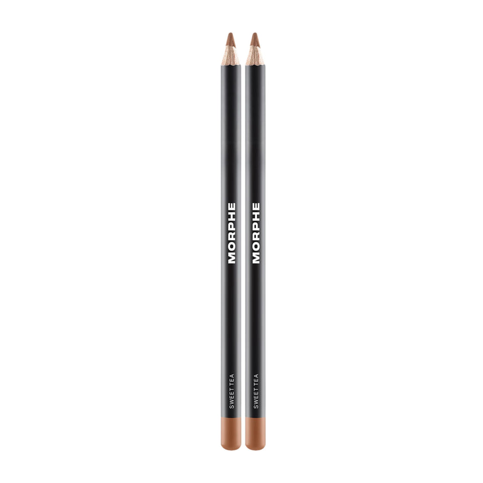 Morphe front view of Sweet Tea pencil showing shade and casing, precise definition