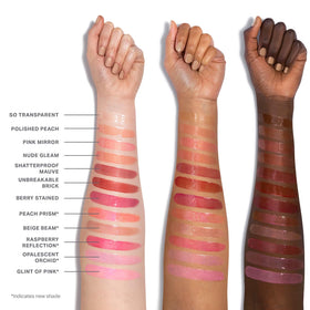 MORPHE ingredient presentation with squalane and vitamin E indicating nourishment