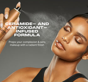 MORPHE fine mist texture dispersing in air for lightweight hydration benefit