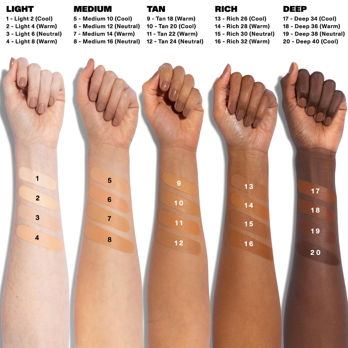 Morphe concealer next to common items showing the 0.12 fl oz size