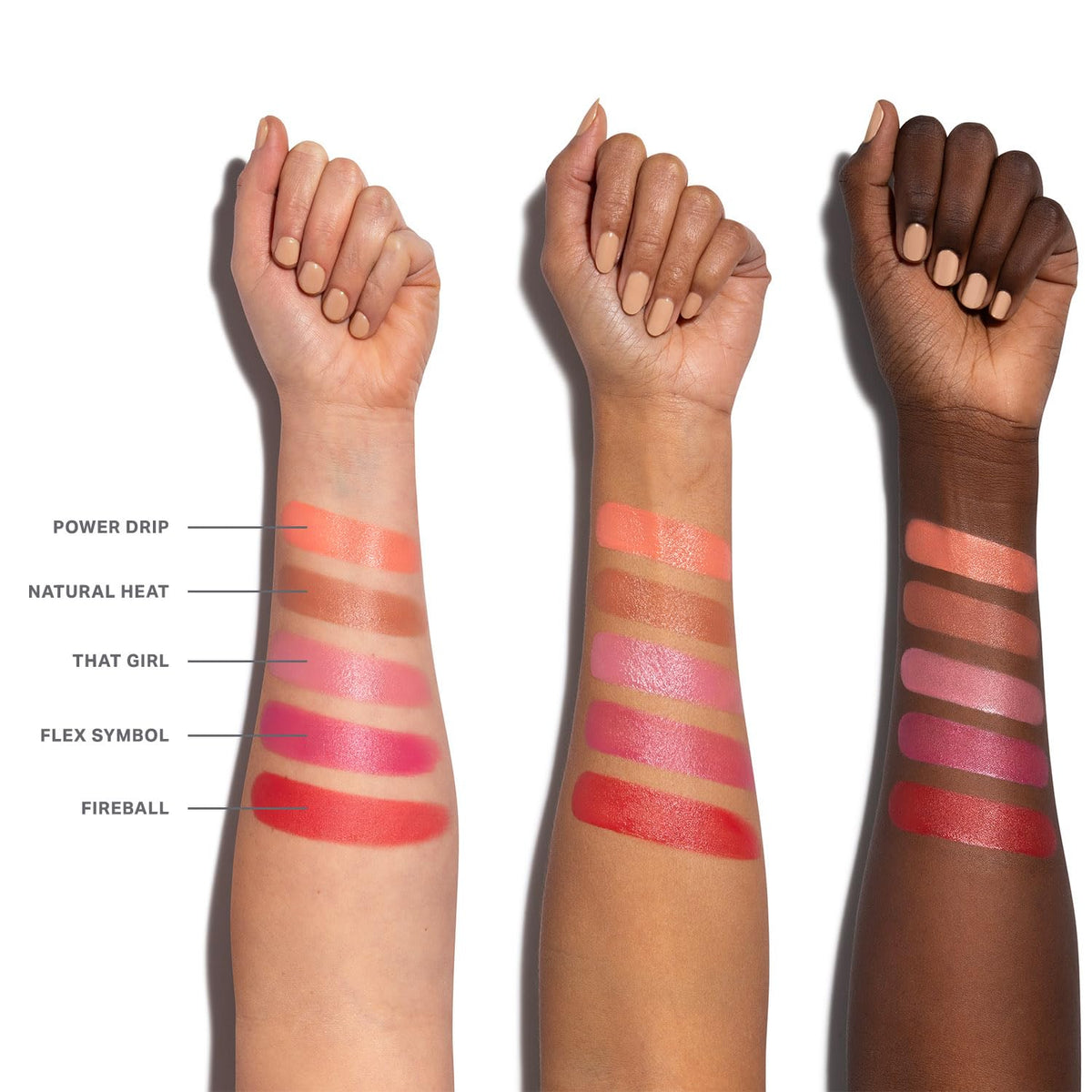 Morphe swatch on hand revealing true color payoff and blendable finish