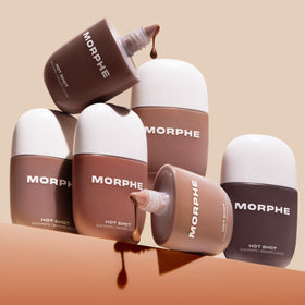 MORPHE lifestyle image of model with sunkissed makeup showing healthy glow
