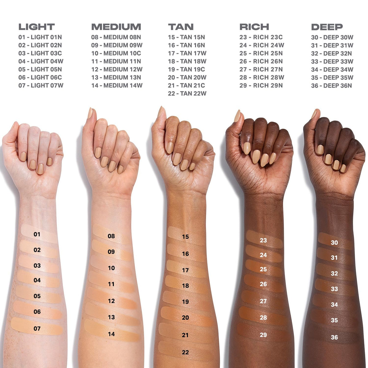 MORPHE Lightform beside setting powder to illustrate pairing and lasting wear