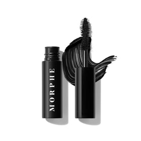 MORPHE front packaging showing compact black mascara for bold, travel-ready volume