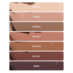MORPHE Melody packaging label close-up highlighting product name and shade info