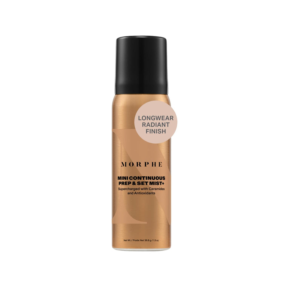 MORPHE front packaging travel-size spray showing compact convenience and hydration benefit