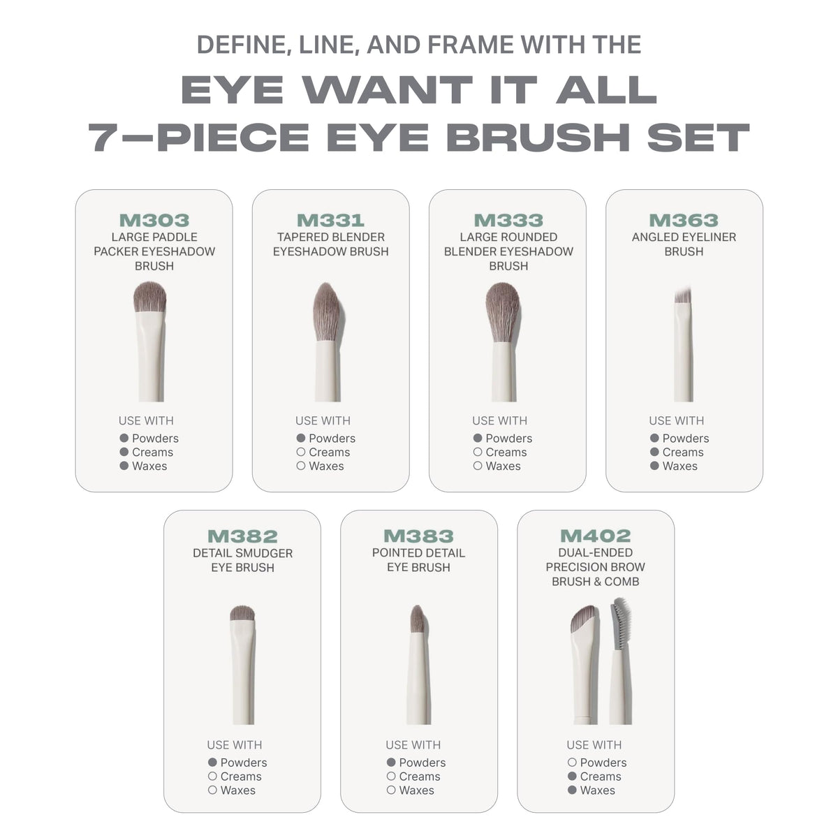 MORPHE outer spice size comparison next to a brush showing compact portability