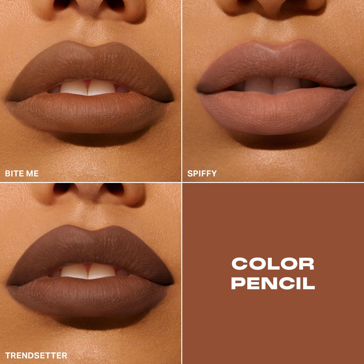 MORPHE swatches of shades on arm showing pigment payoff for easy shade selection