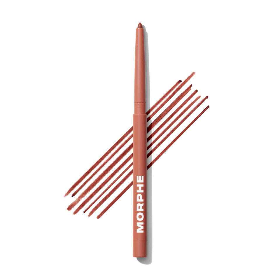 MORPHE Soulmatte front view showing retractable lip pencil and slim design for precision