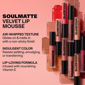 MORPHE whipped mousse texture swatched to show velvety finish