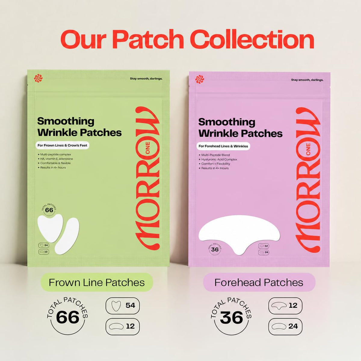 Morrow multiple patches on face lifestyle image showing targeted smoothing